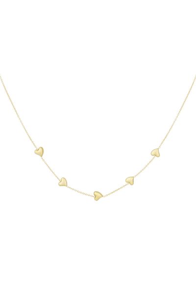 Sweet affection necklace - gold color