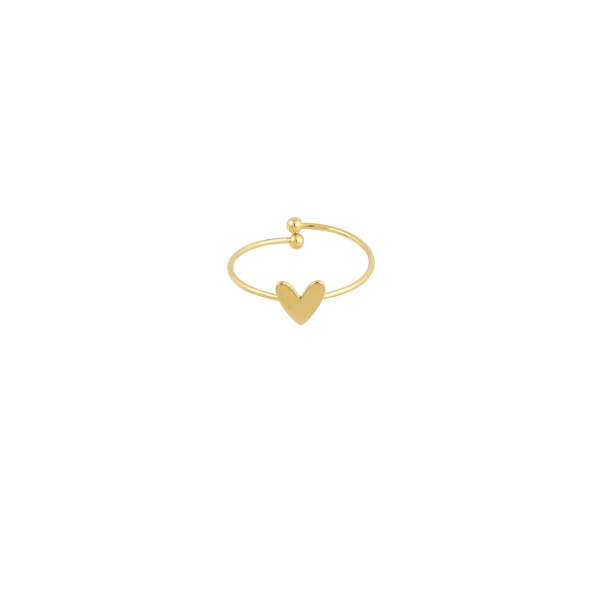 Simple love ring - gold color