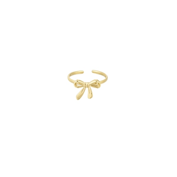 Ring bows dream - gold color