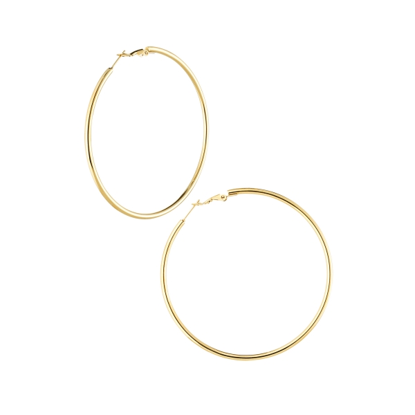 Basic hoops - gold color