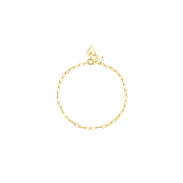 Adore charm bracelet - gold color