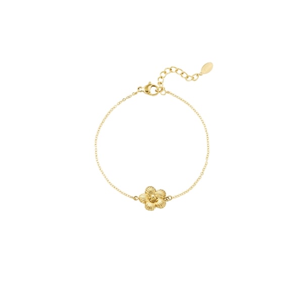 Daisy bracelet - gold color