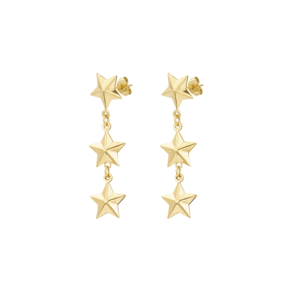 Earrings twilight - gold color