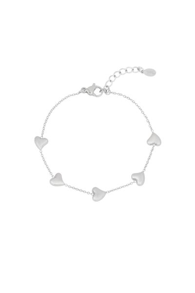 Sweet affection bracelet - silver color