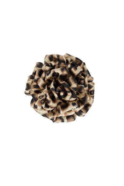 Wild elegance brooch/hair clip - beige