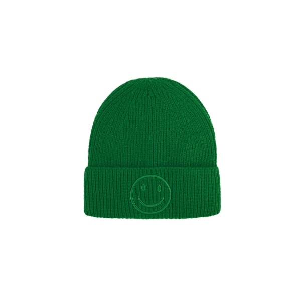 Cappello stagione di smiley - verde