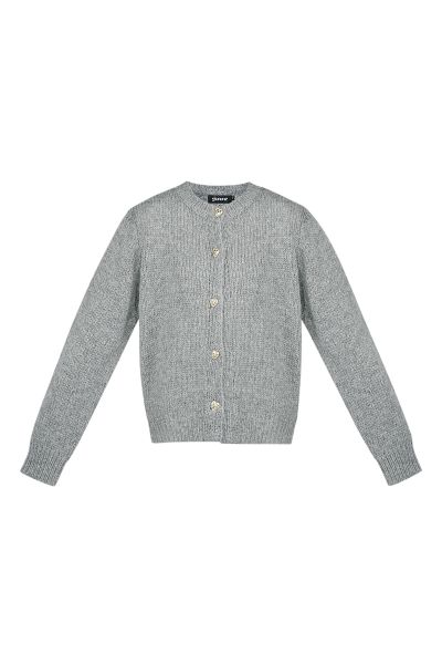 Knitted love cardigan - grey