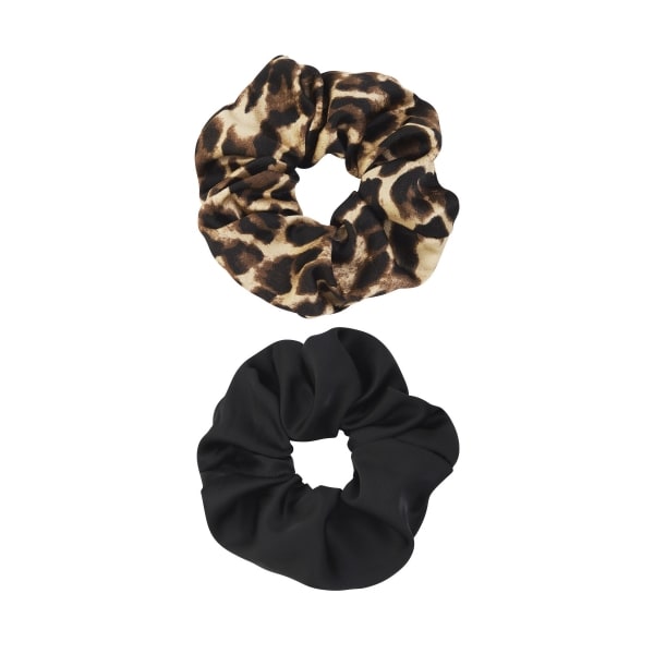 Scrunchie set wild duo - brown black