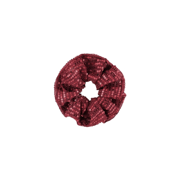 Glitter scrunchie - red