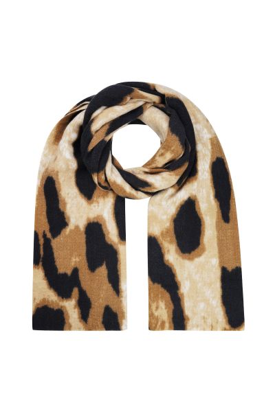 Leopard lover scarf - brown