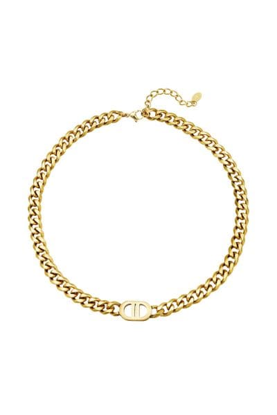 Necklace the good life gold stainless steel