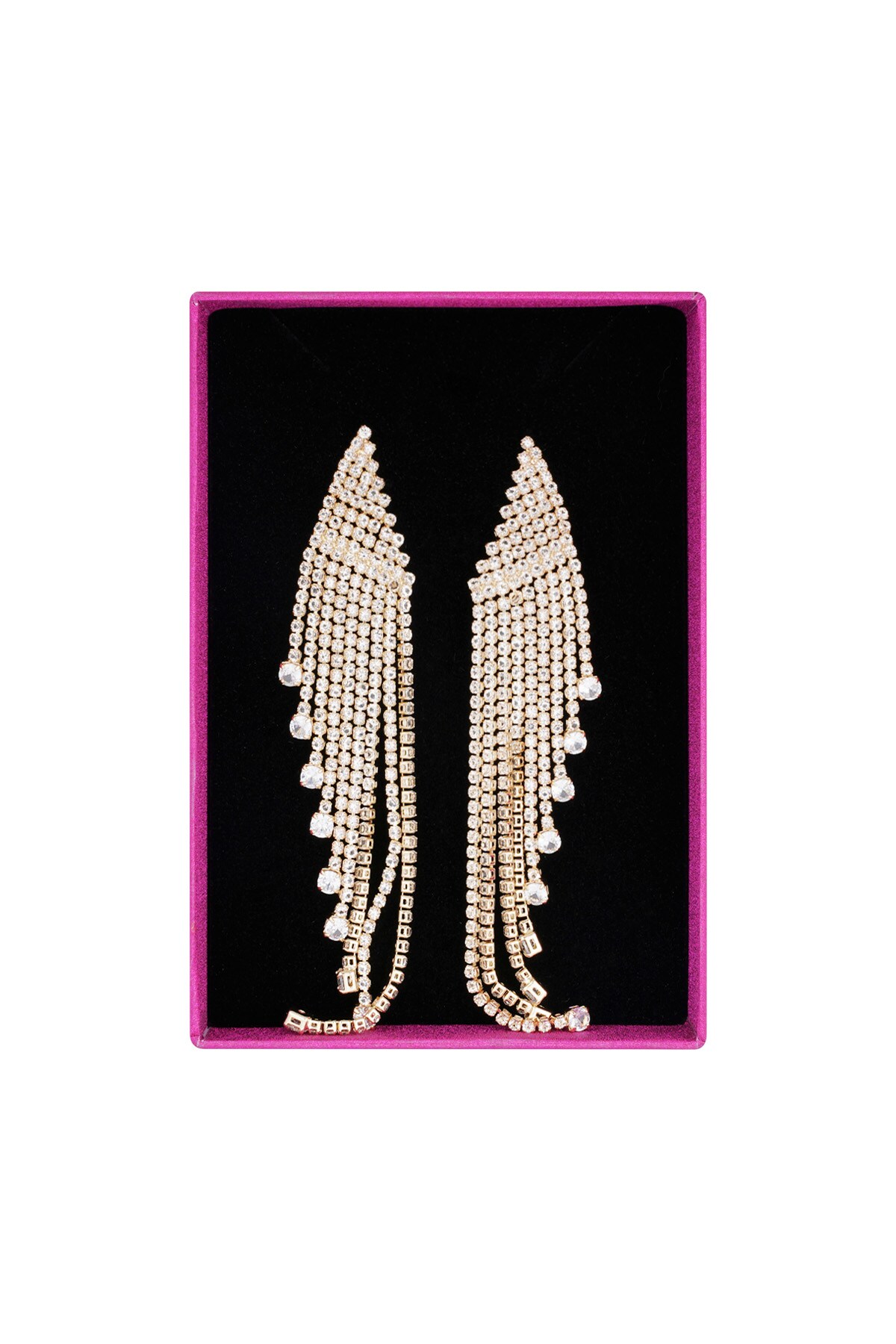 Ultimate glamour earrings - Gold color h5 