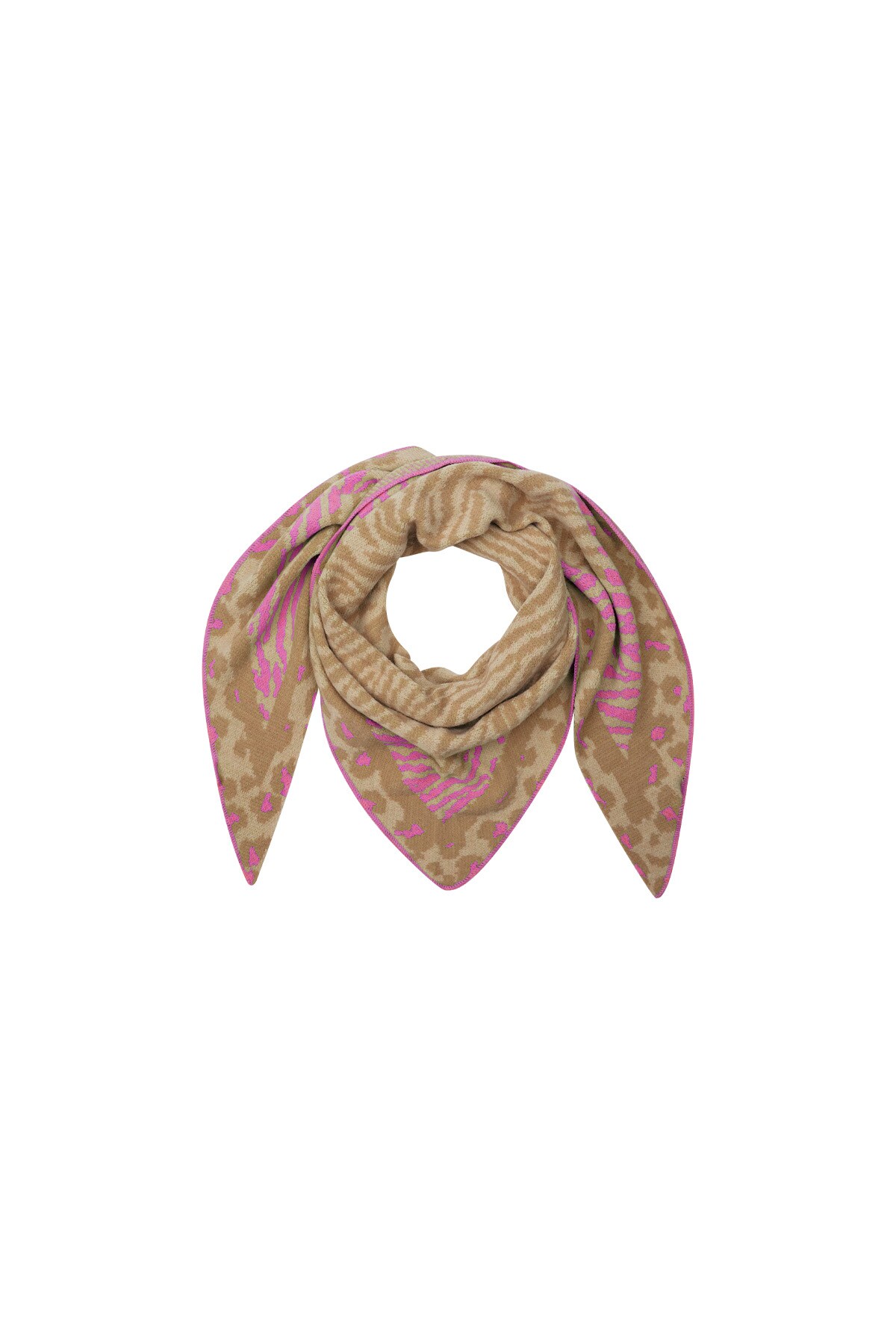 Vibrant vibes scarf - fuchsia 