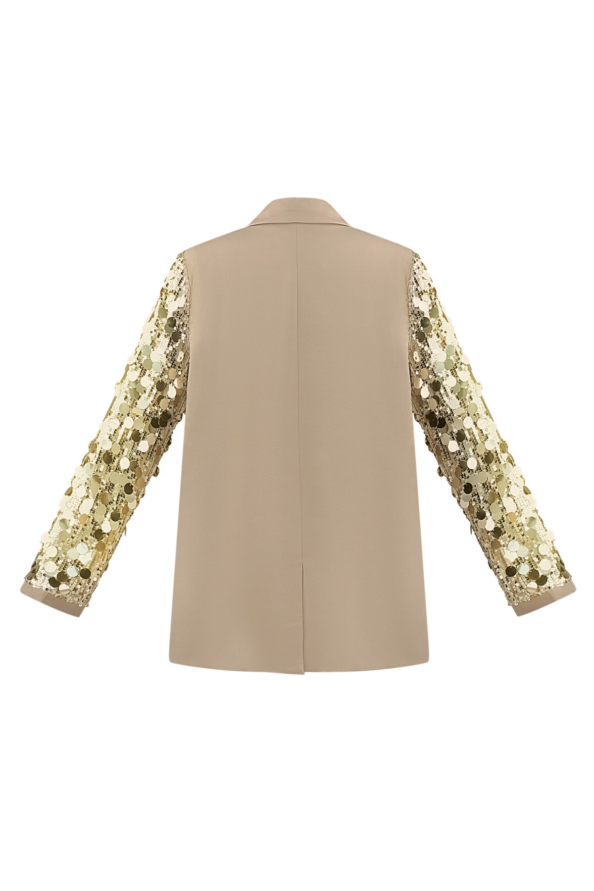 Sequin statement blazer - beige h5 Picture6