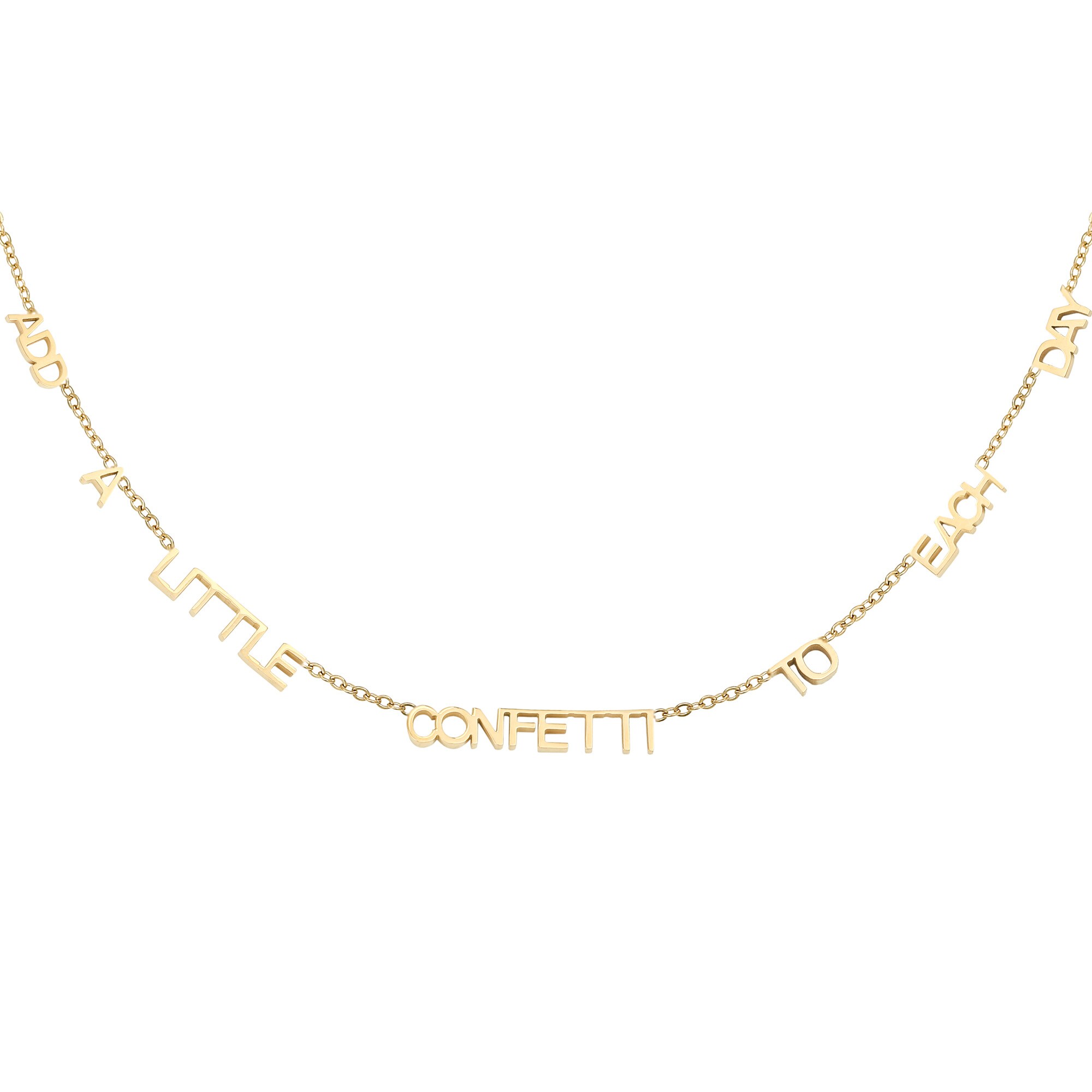 Necklace Add A Little Confetti To Each Day h5 