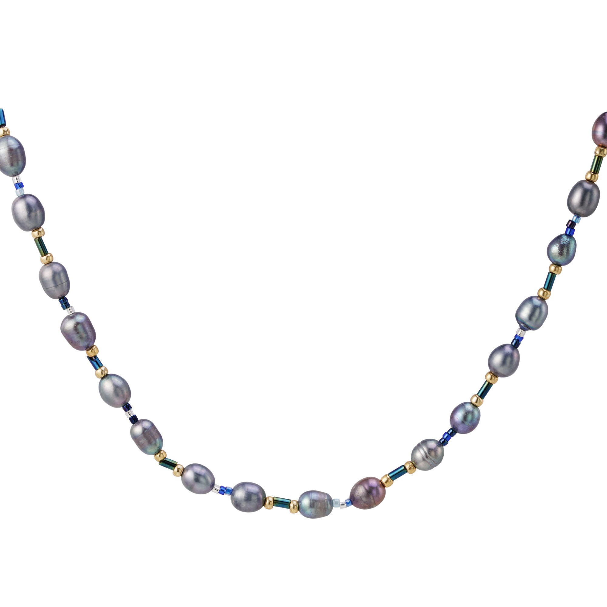 Necklace multi pearls h5 