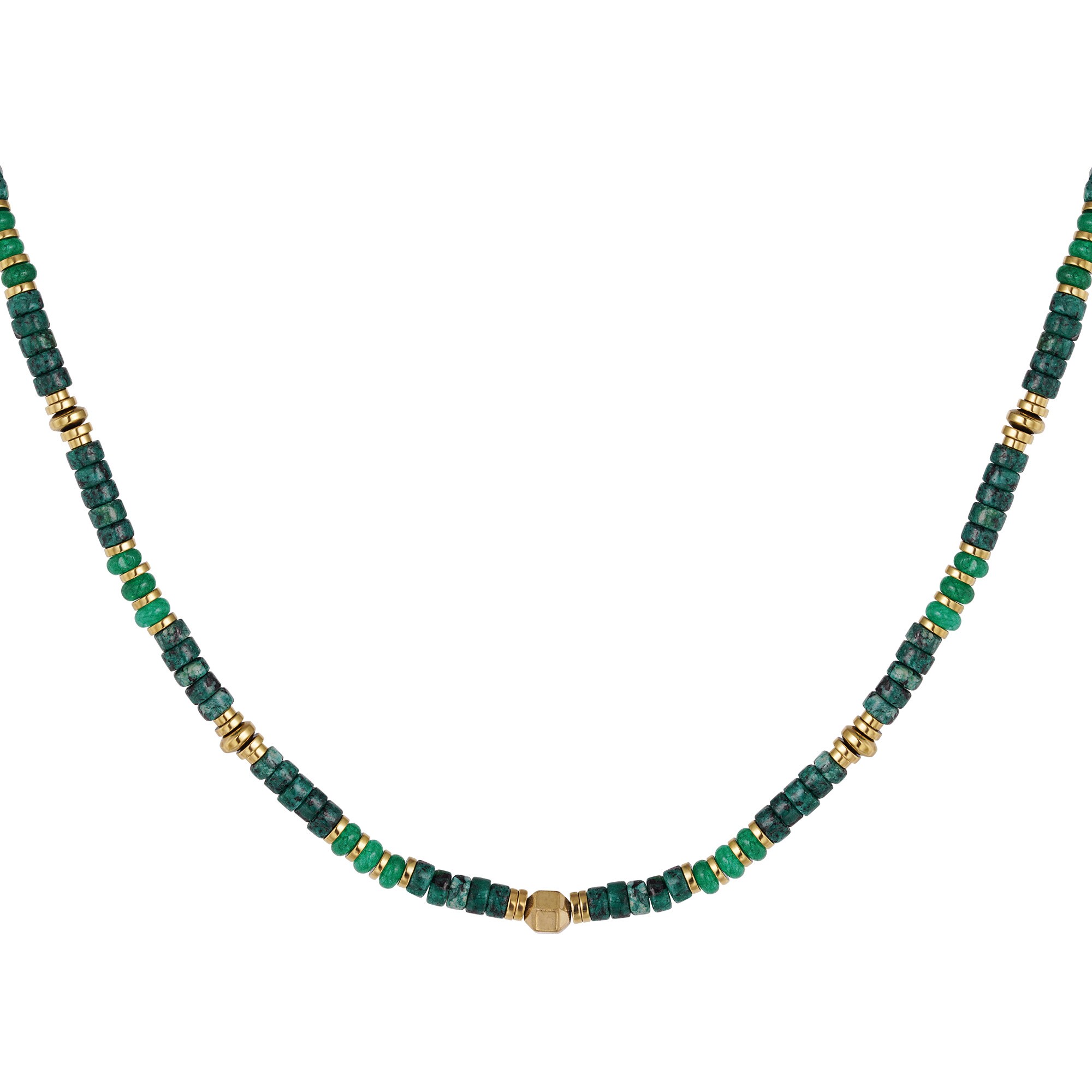 Necklace with small colored stones h5 