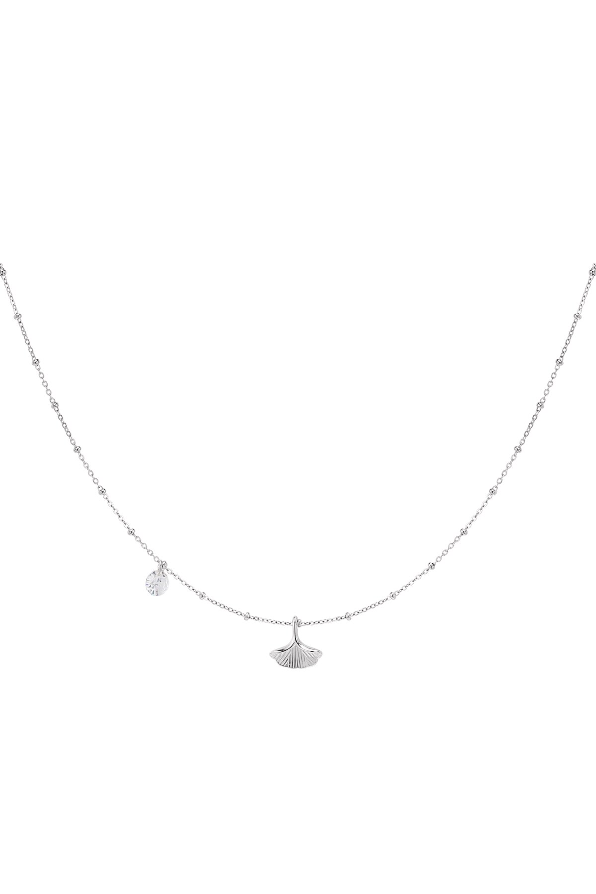 Chain leaf - silver Stainless Steel 