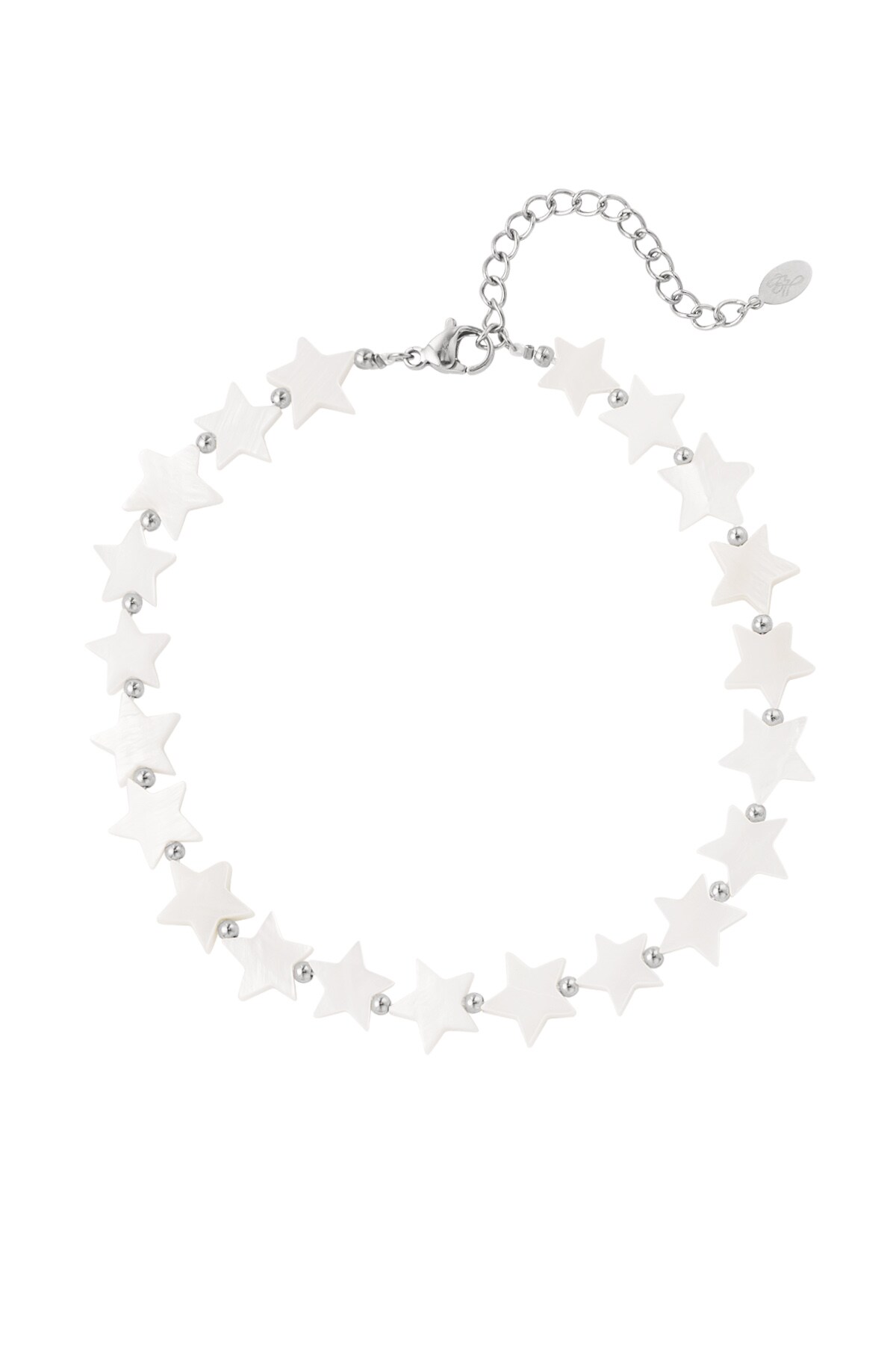 Anklet stars - Silver color h5 