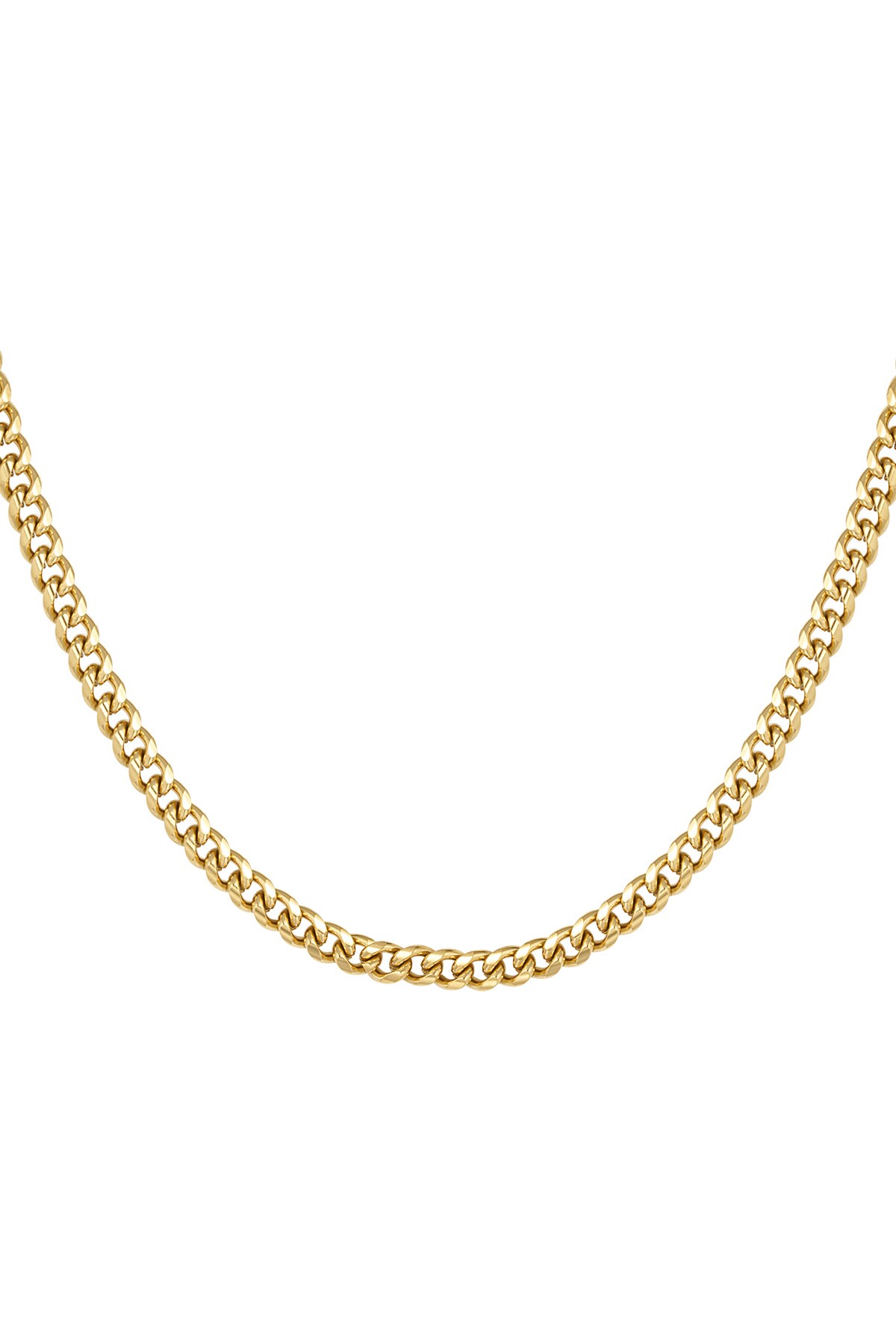 Link chain medium links - Gold color 