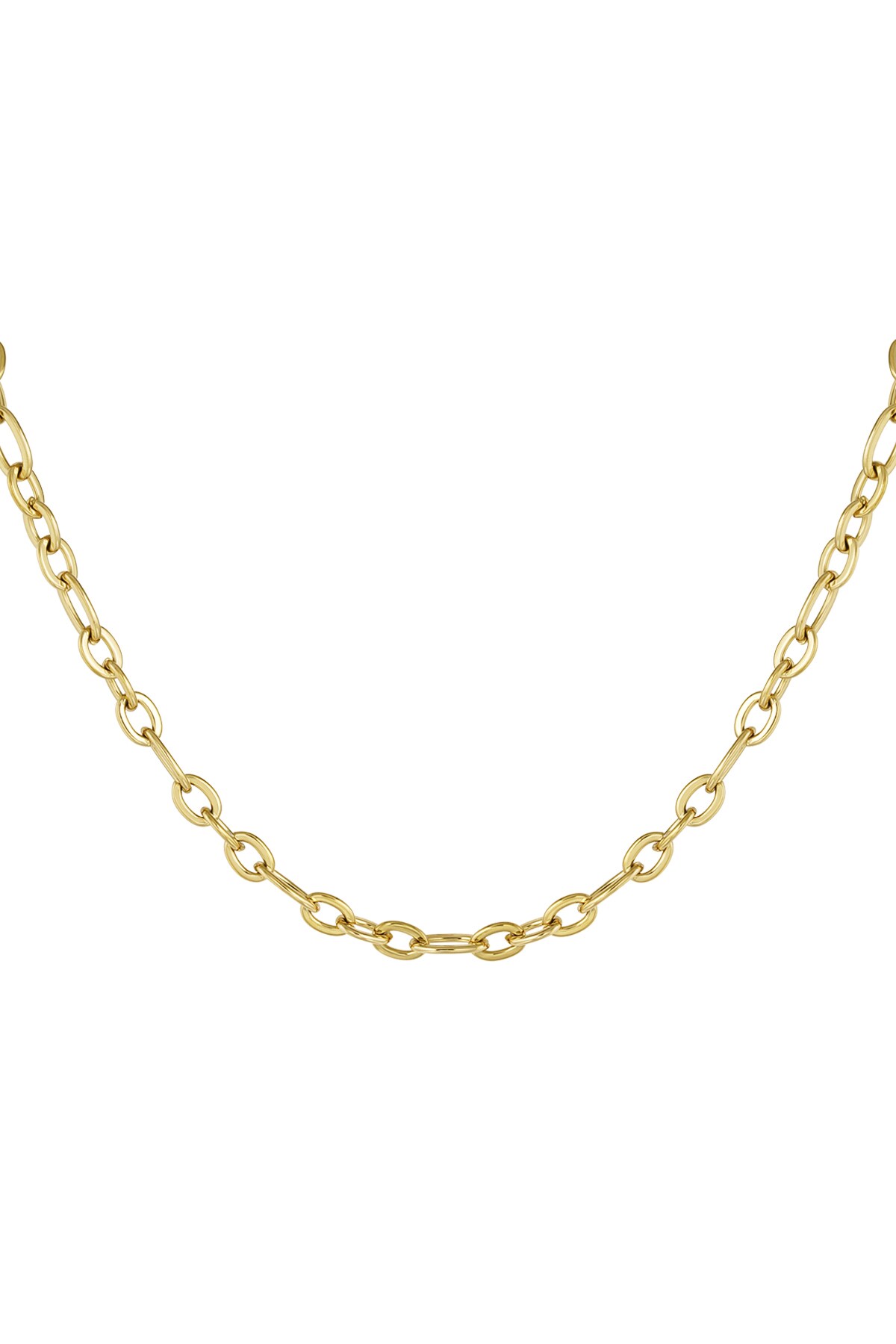 Chain basic link - Gold color h5 