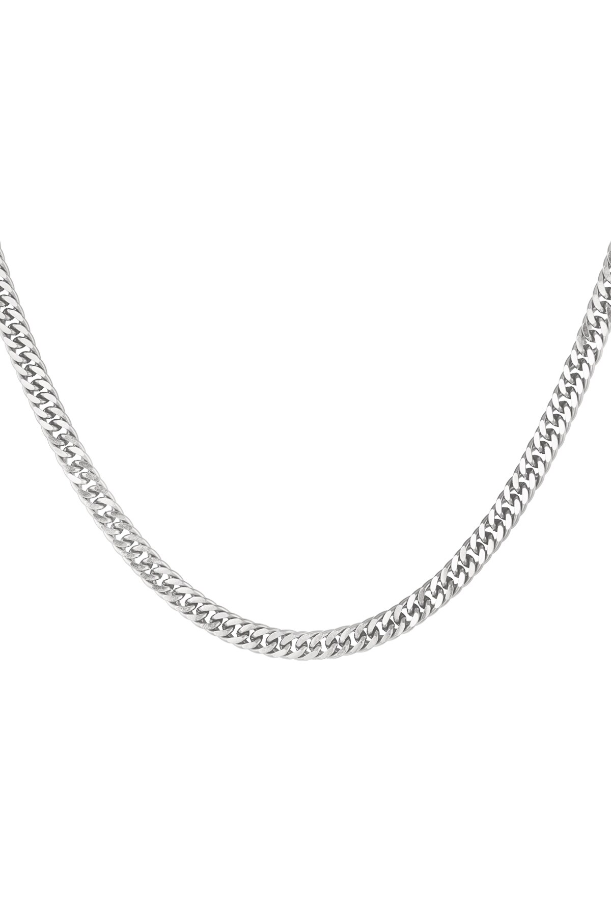 Link chain coarse - Silver color h5 