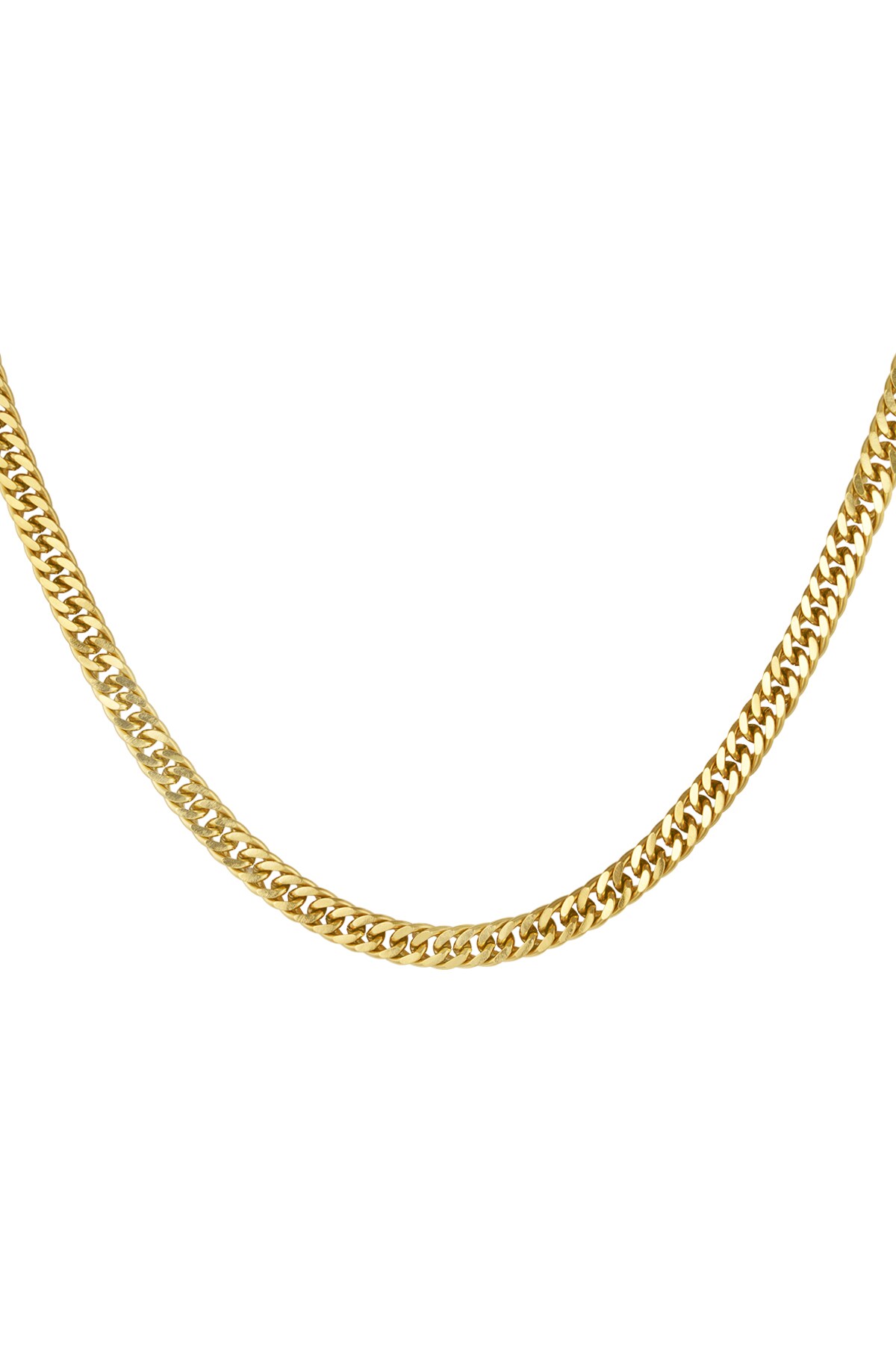 Link chain coarse - Gold color h5 