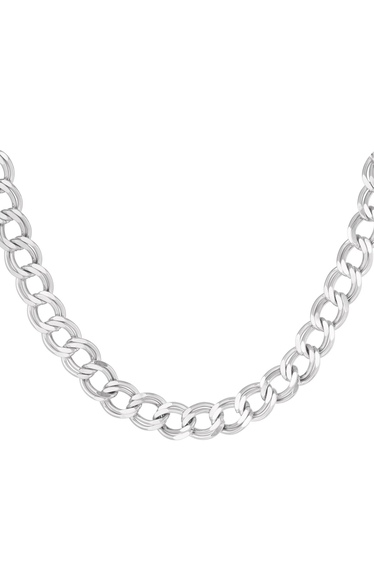 Chain thick links - Silver color h5 