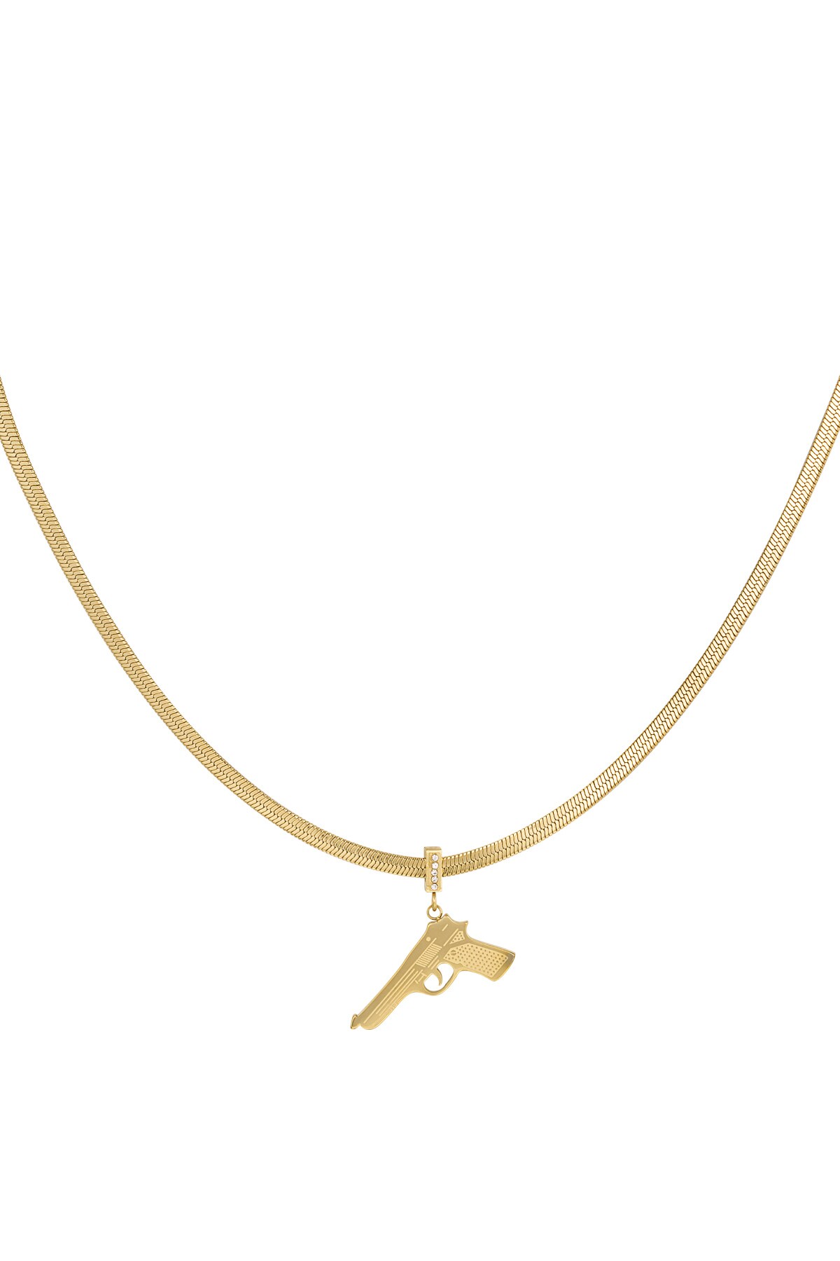 Chain pistol - Gold color h5 