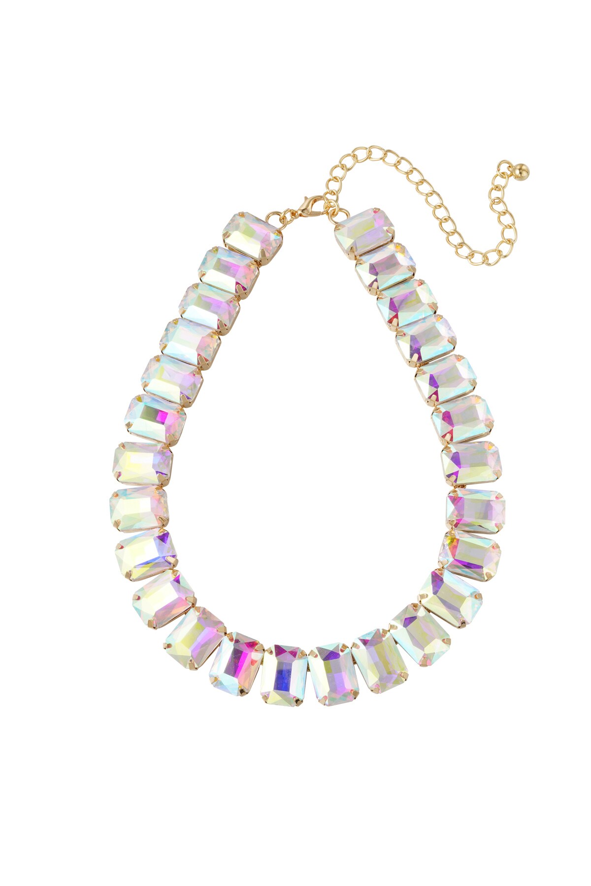 Necklace glamor - holographic/gold h5 