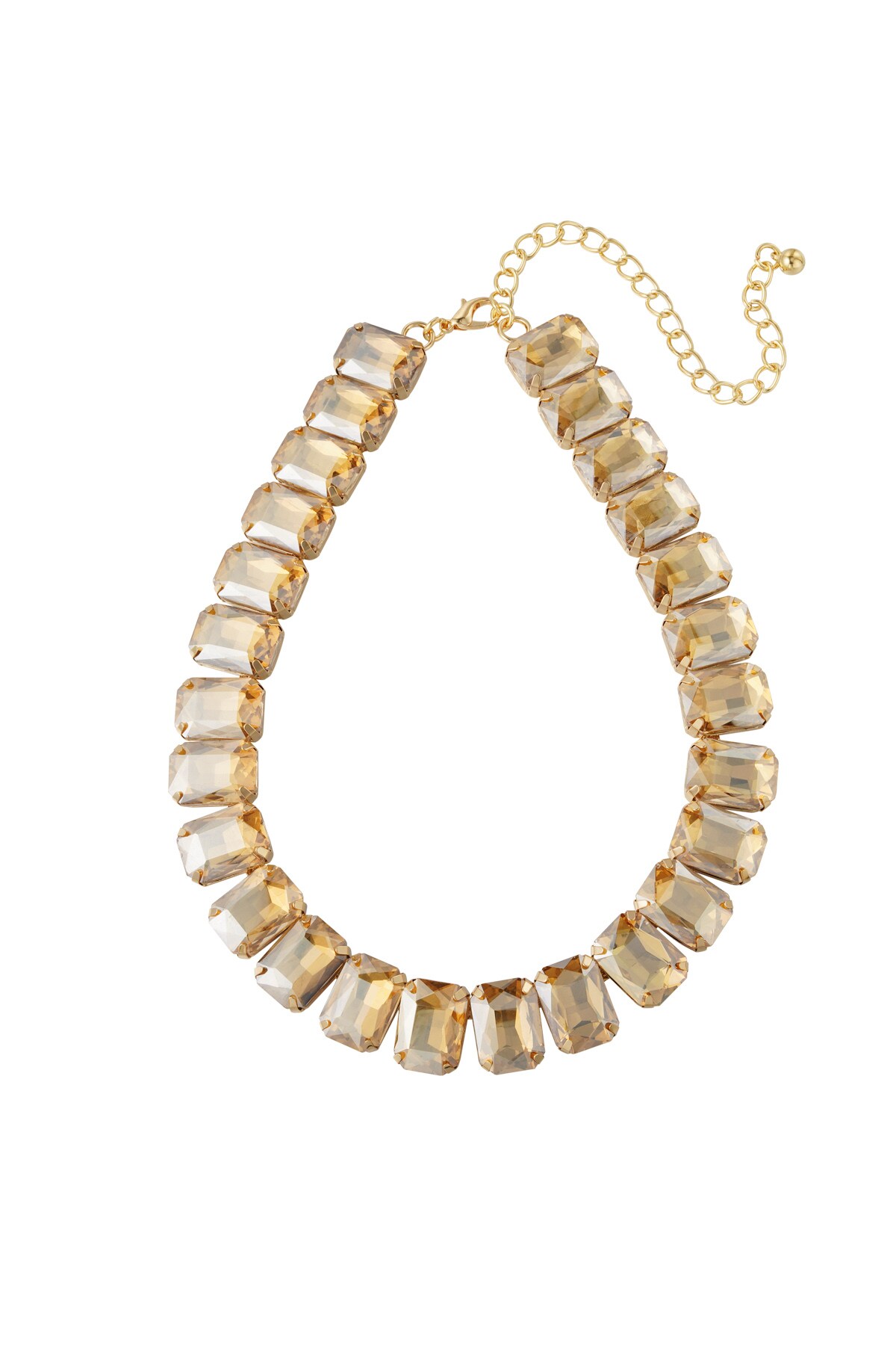 Necklace glamor - Gold color h5 