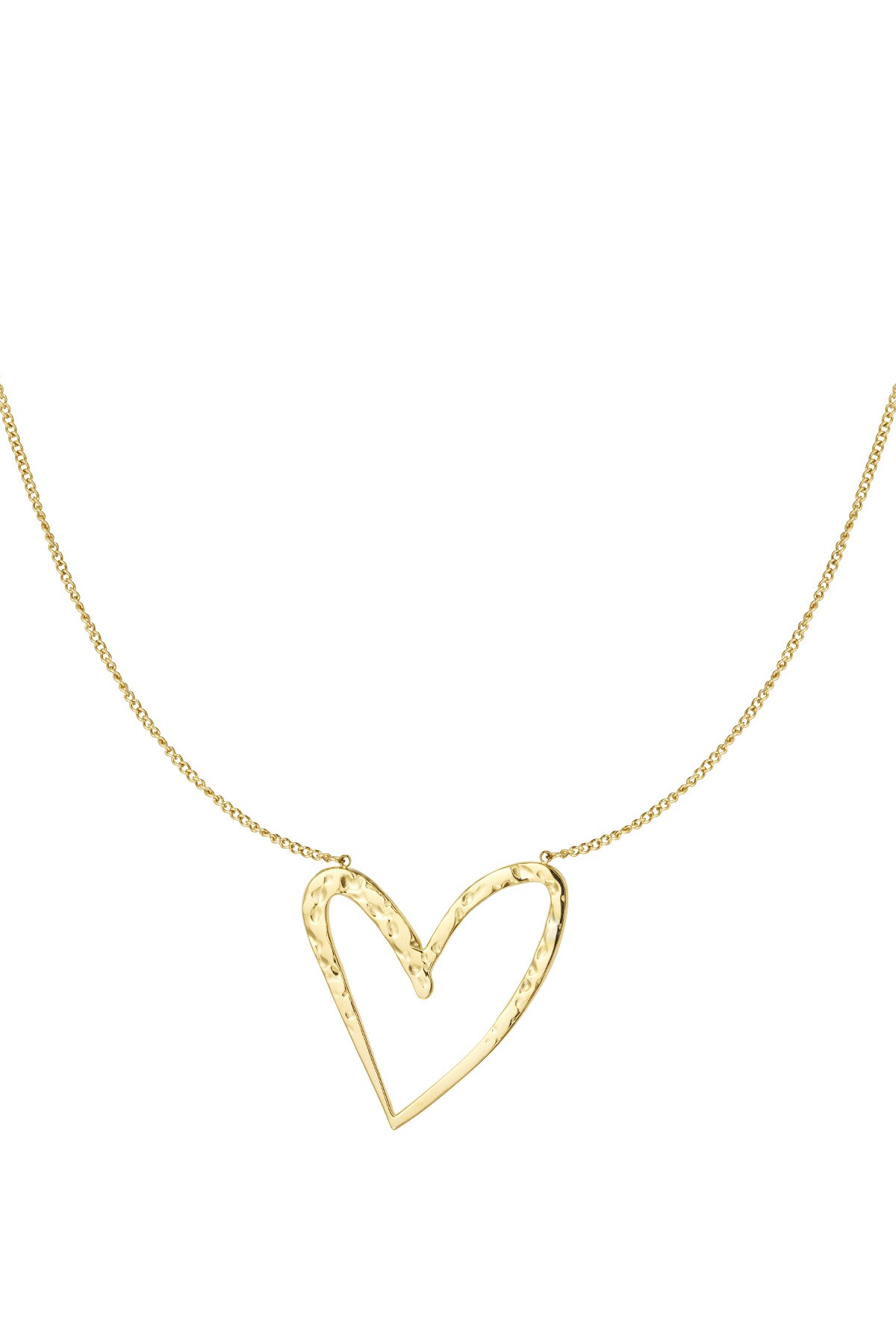 Necklace heartbreaker - Gold color h5 