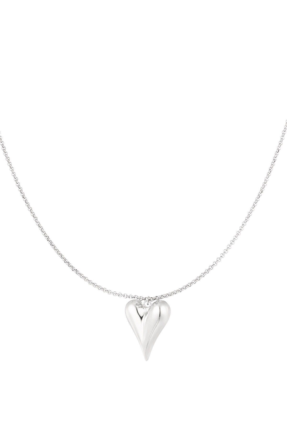 Simple necklace with iconic heart medium - h5 