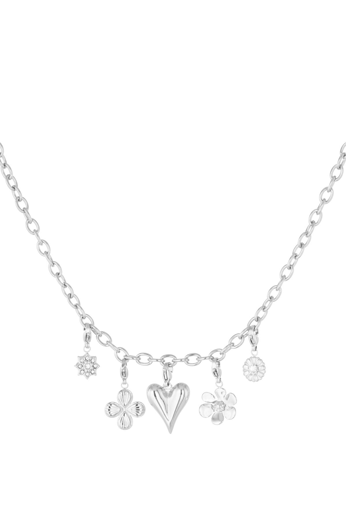 Charm necklace charming daily - Silver color h5 