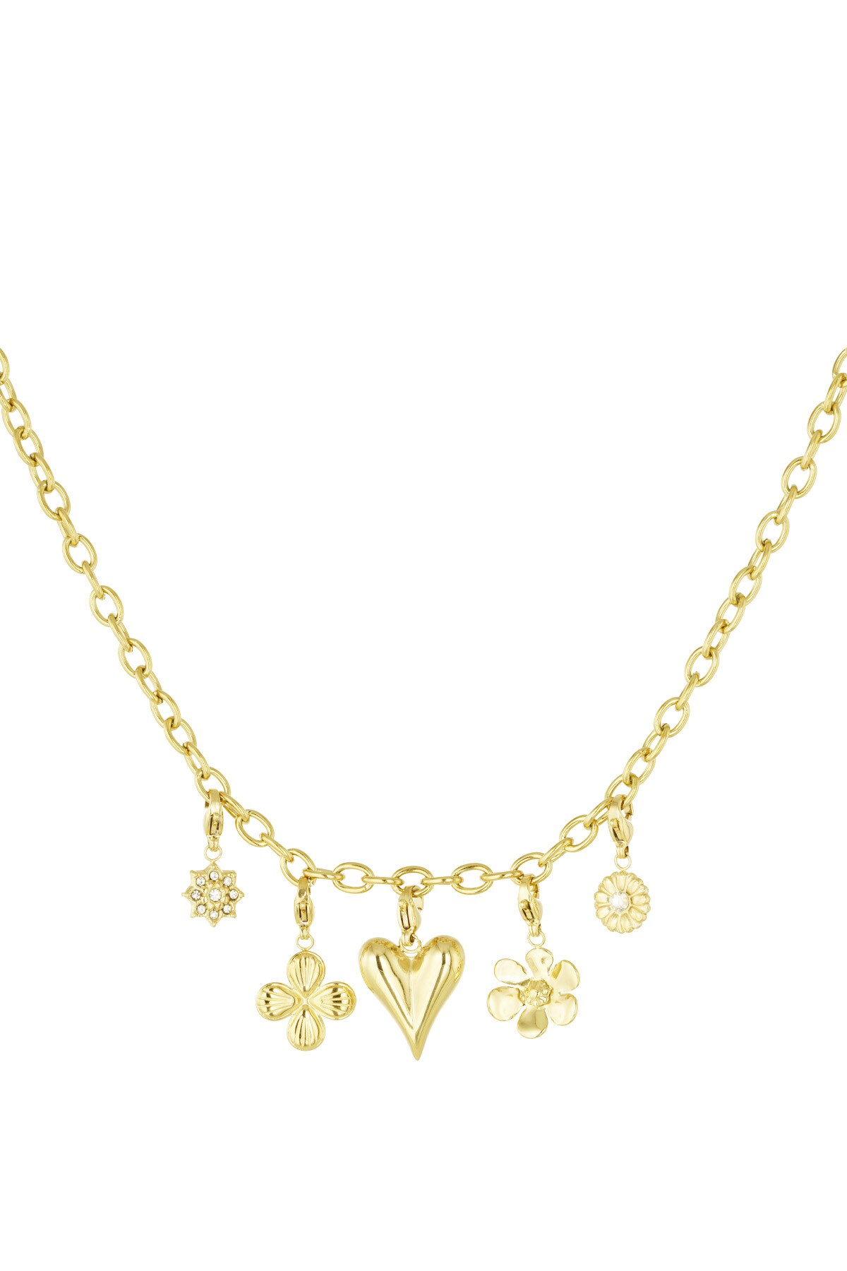 Charming necklace charming daily - Gold color h5 