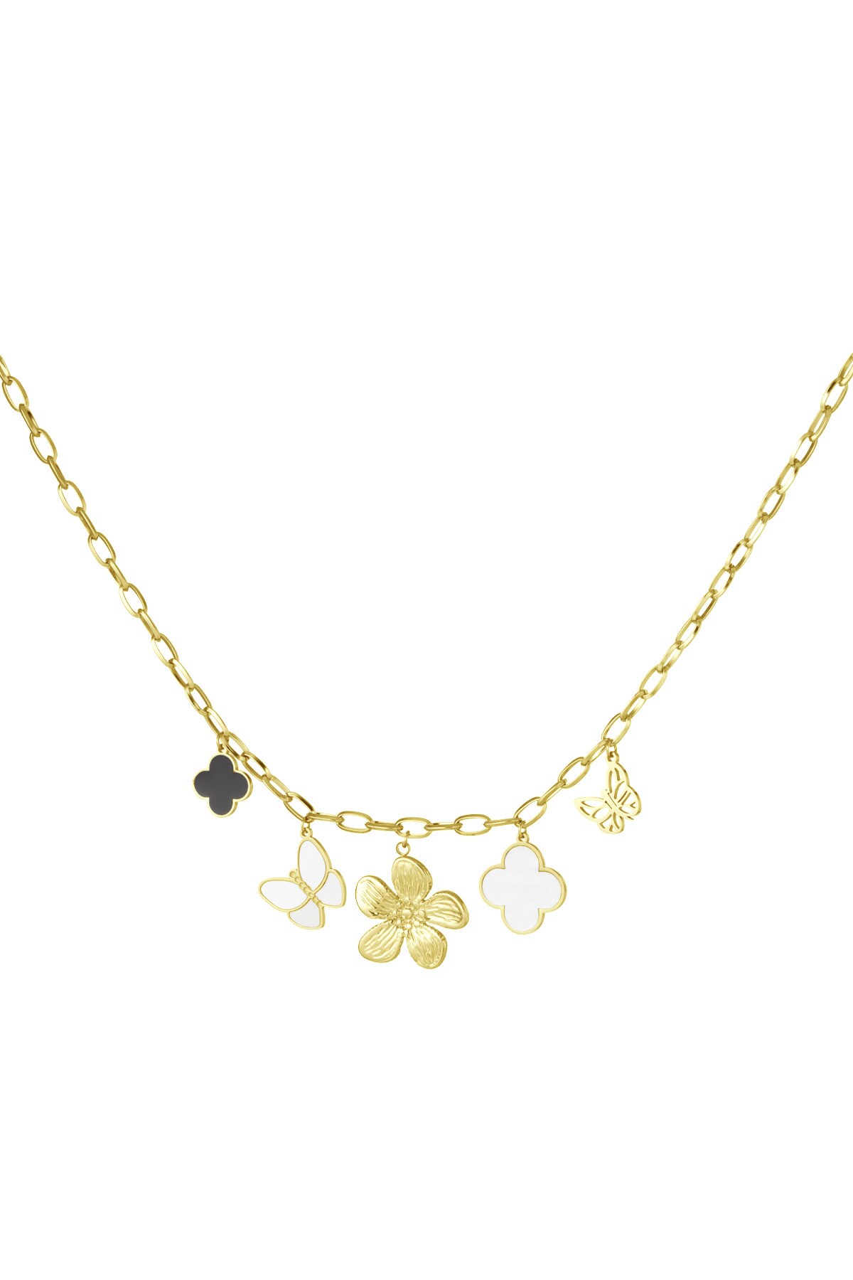 Charm necklace nature atmosphere - Gold color 