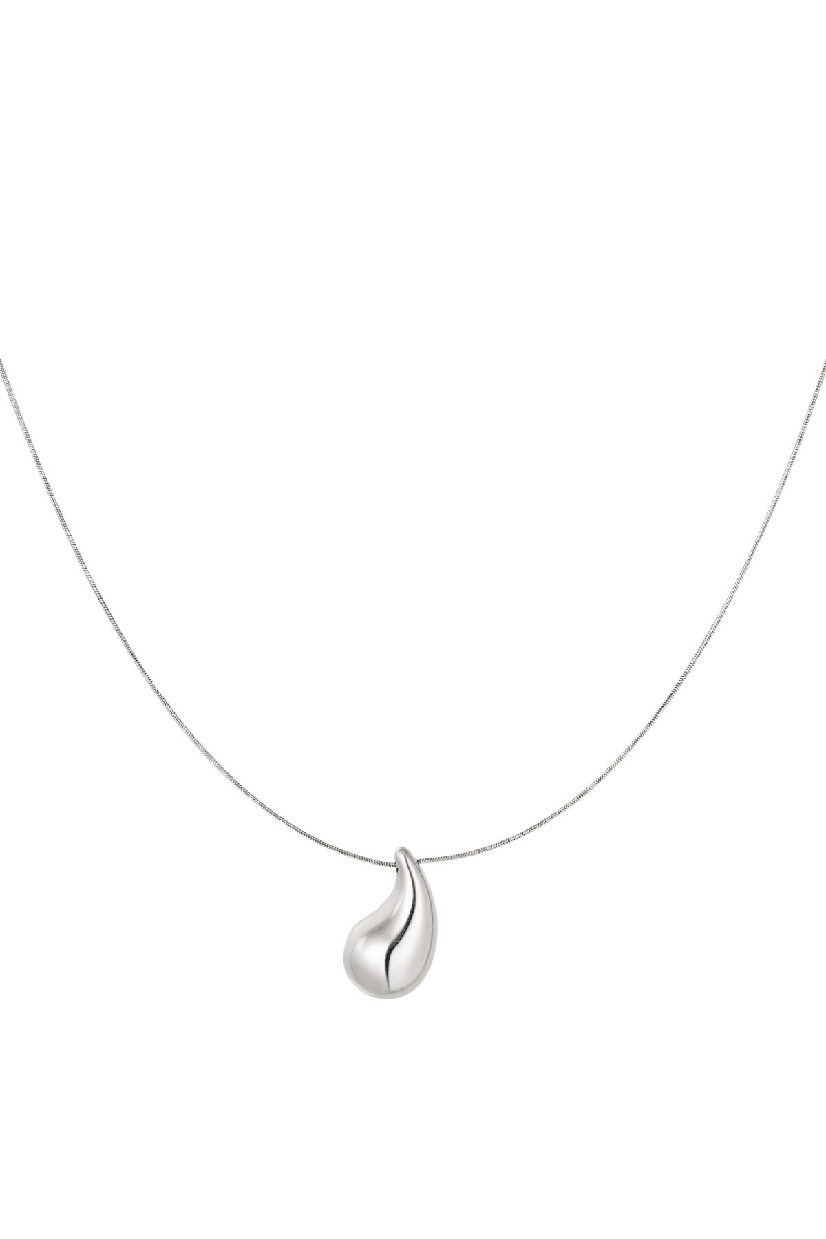 Drop necklace - Silver color h5 