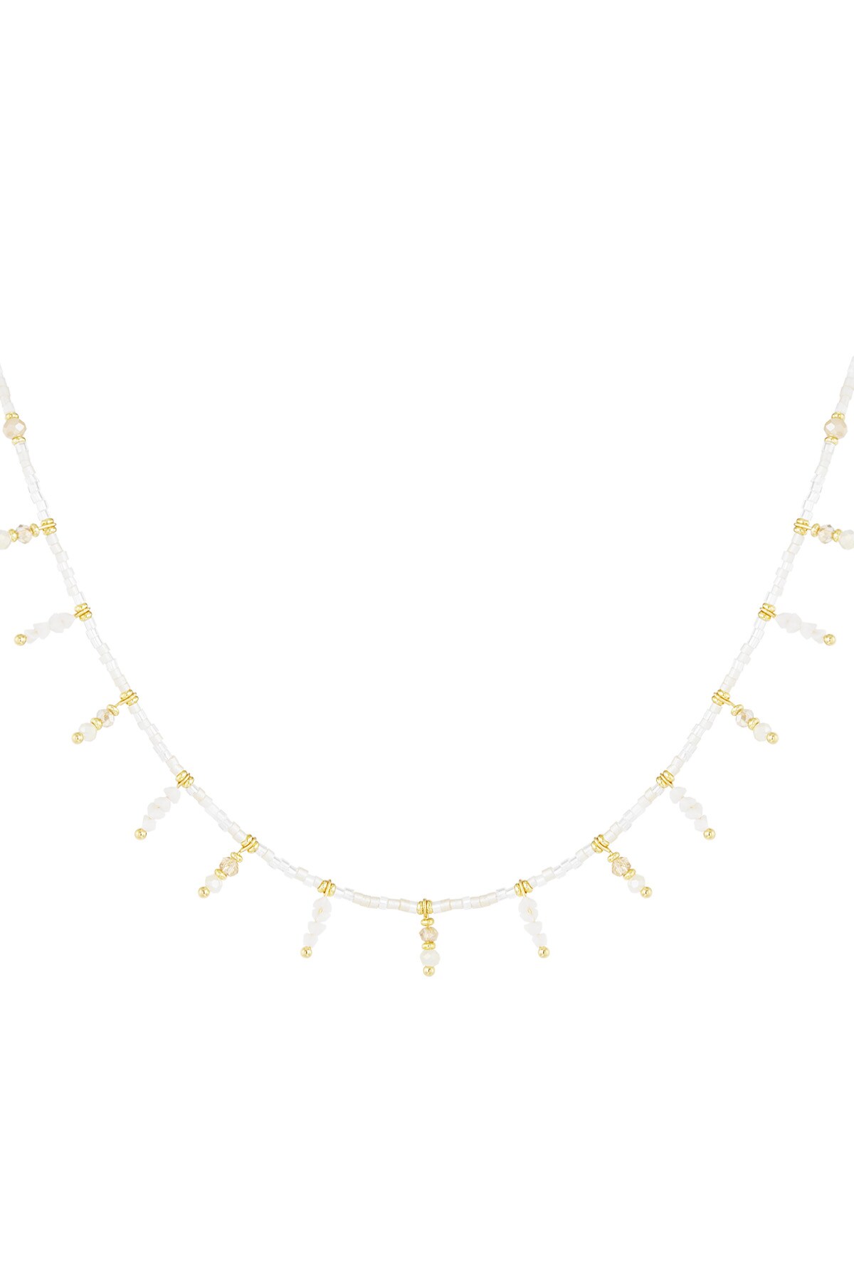 Necklace summer sparkle - off-white h5 