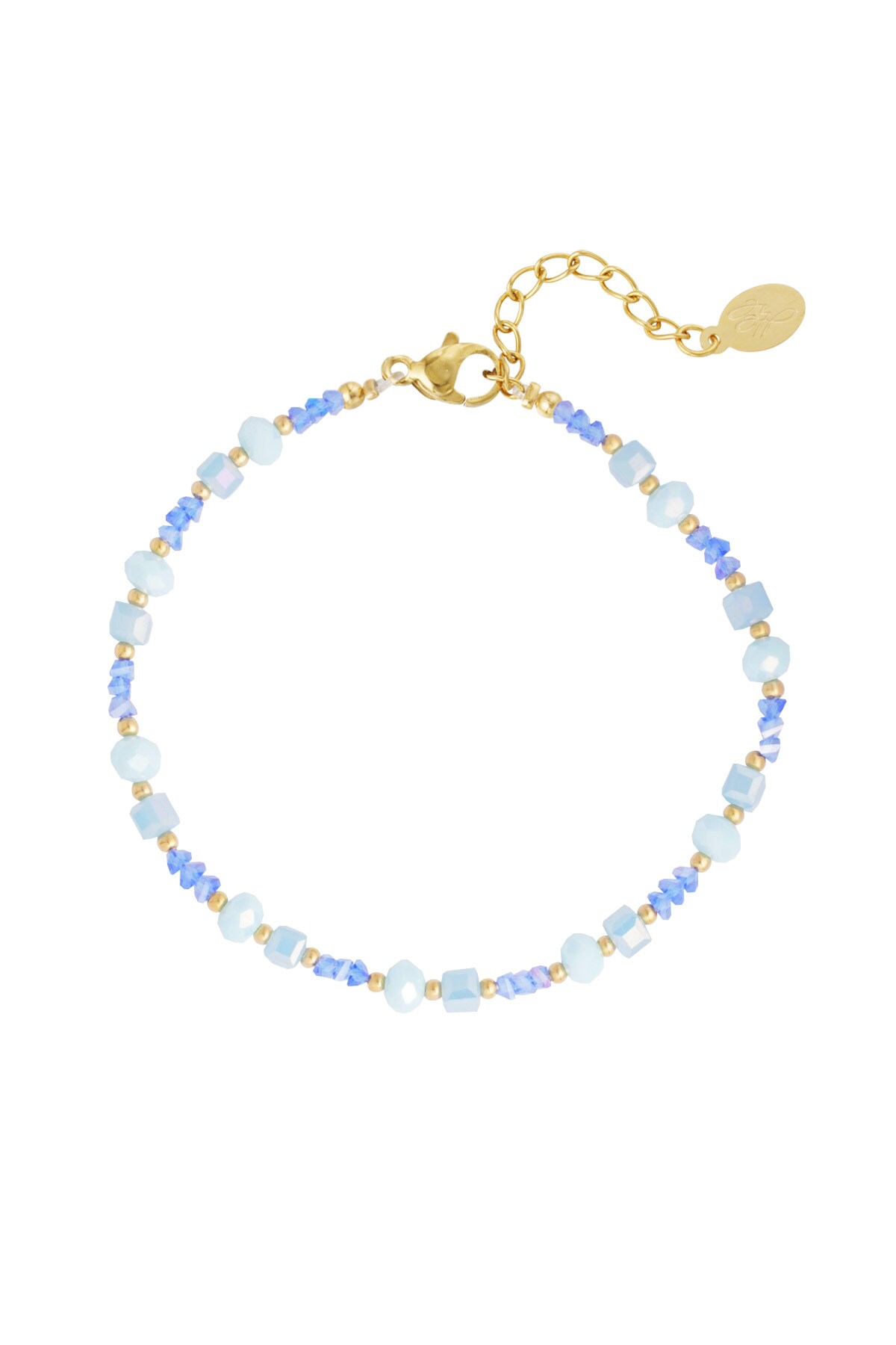 Beach vibe anklet - light blue h5 