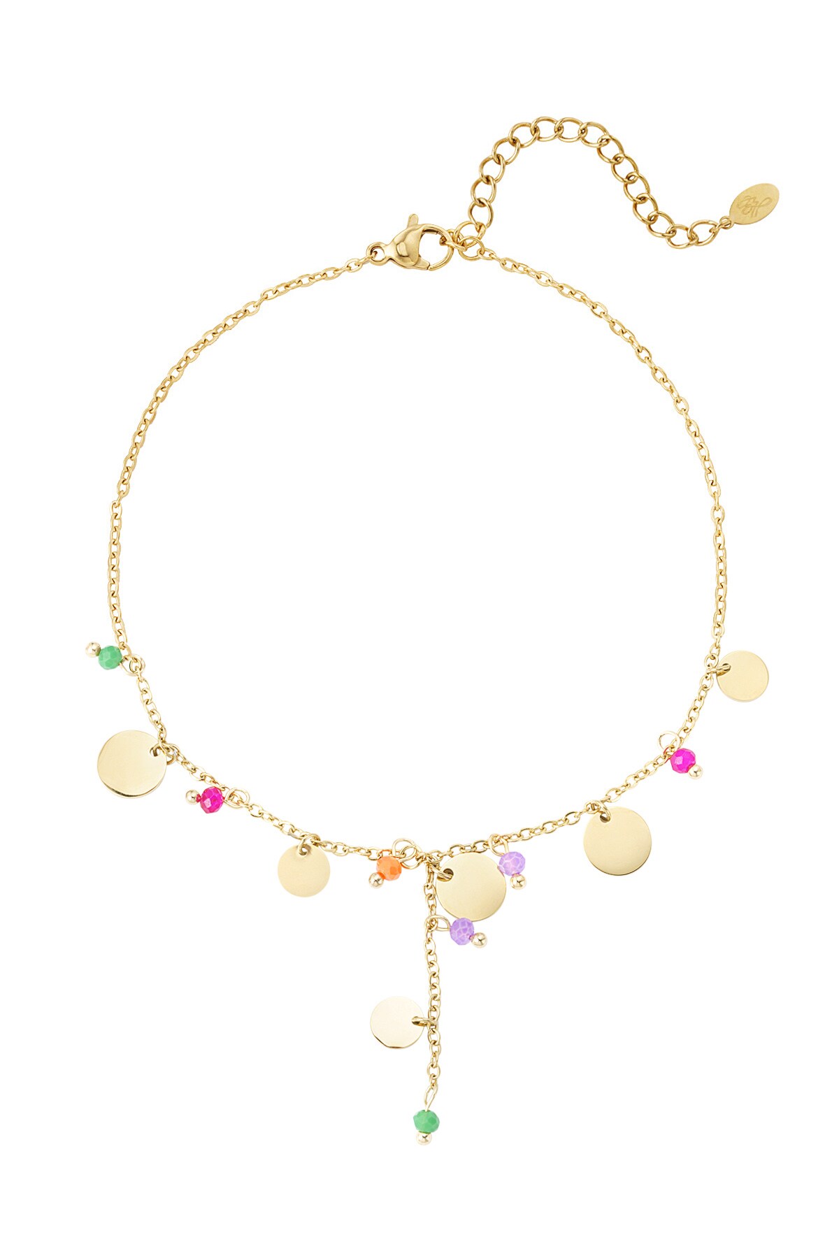 Anklet summer loving - Gold color 