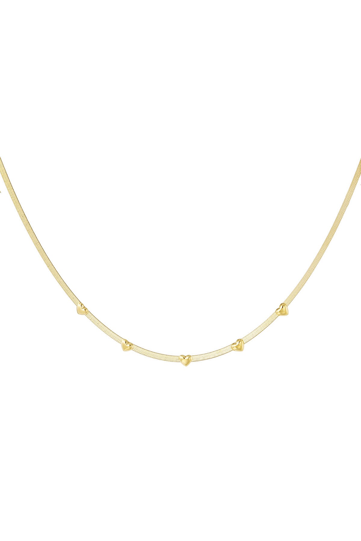 Necklace love me - Gold color h5 