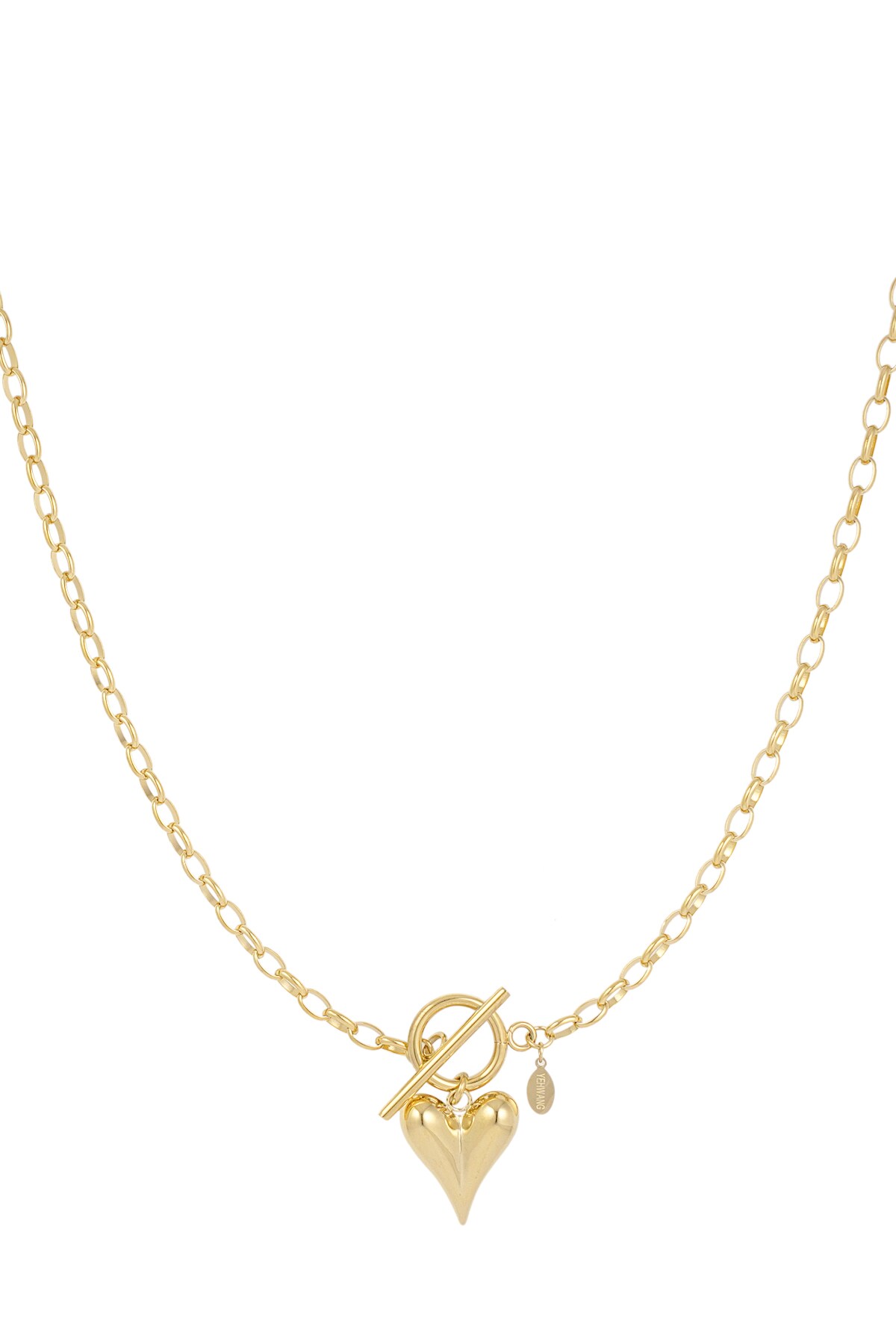 Necklace love lies - Gold color h5 