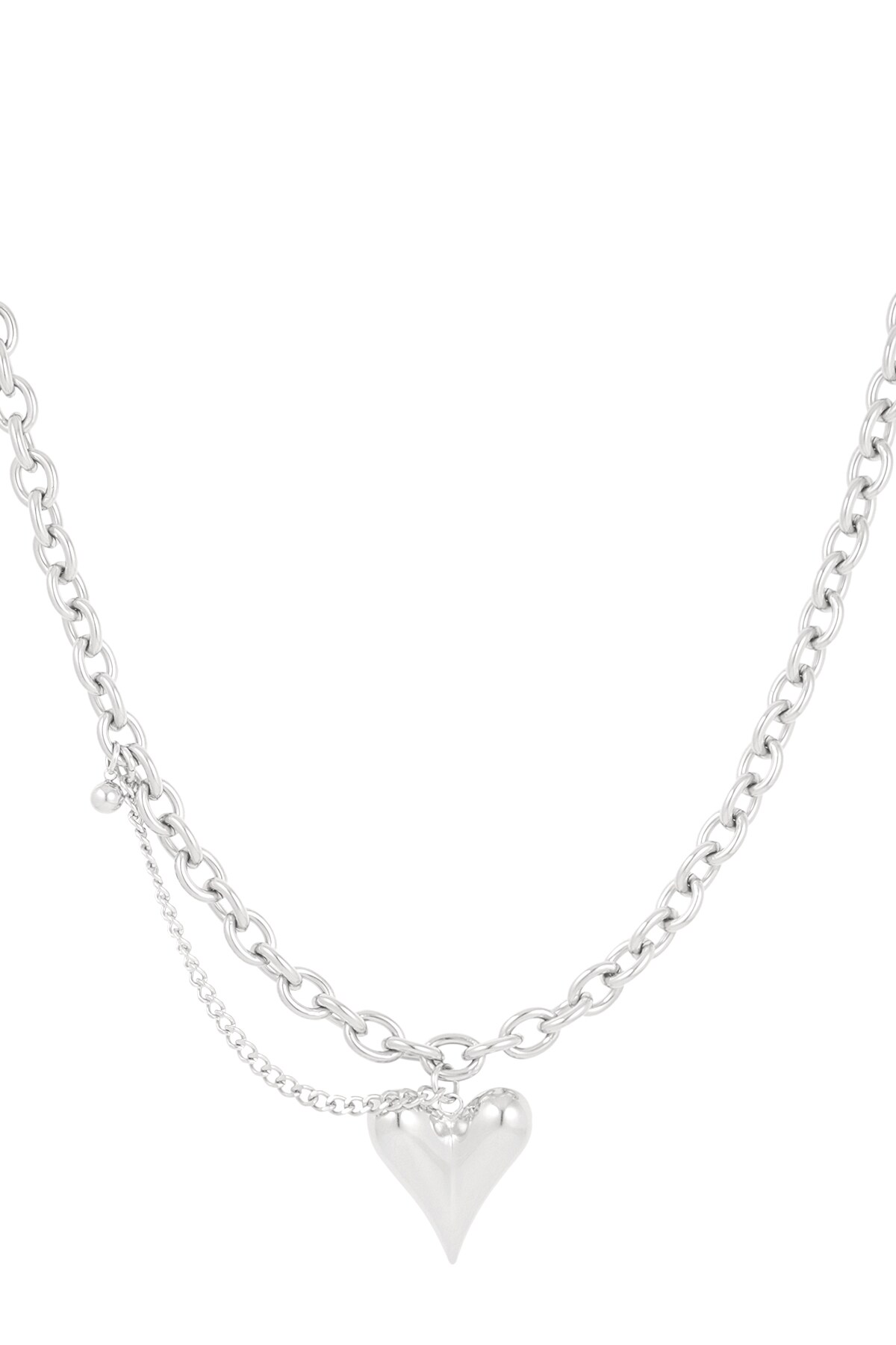 Necklace love life - Silver color h5 