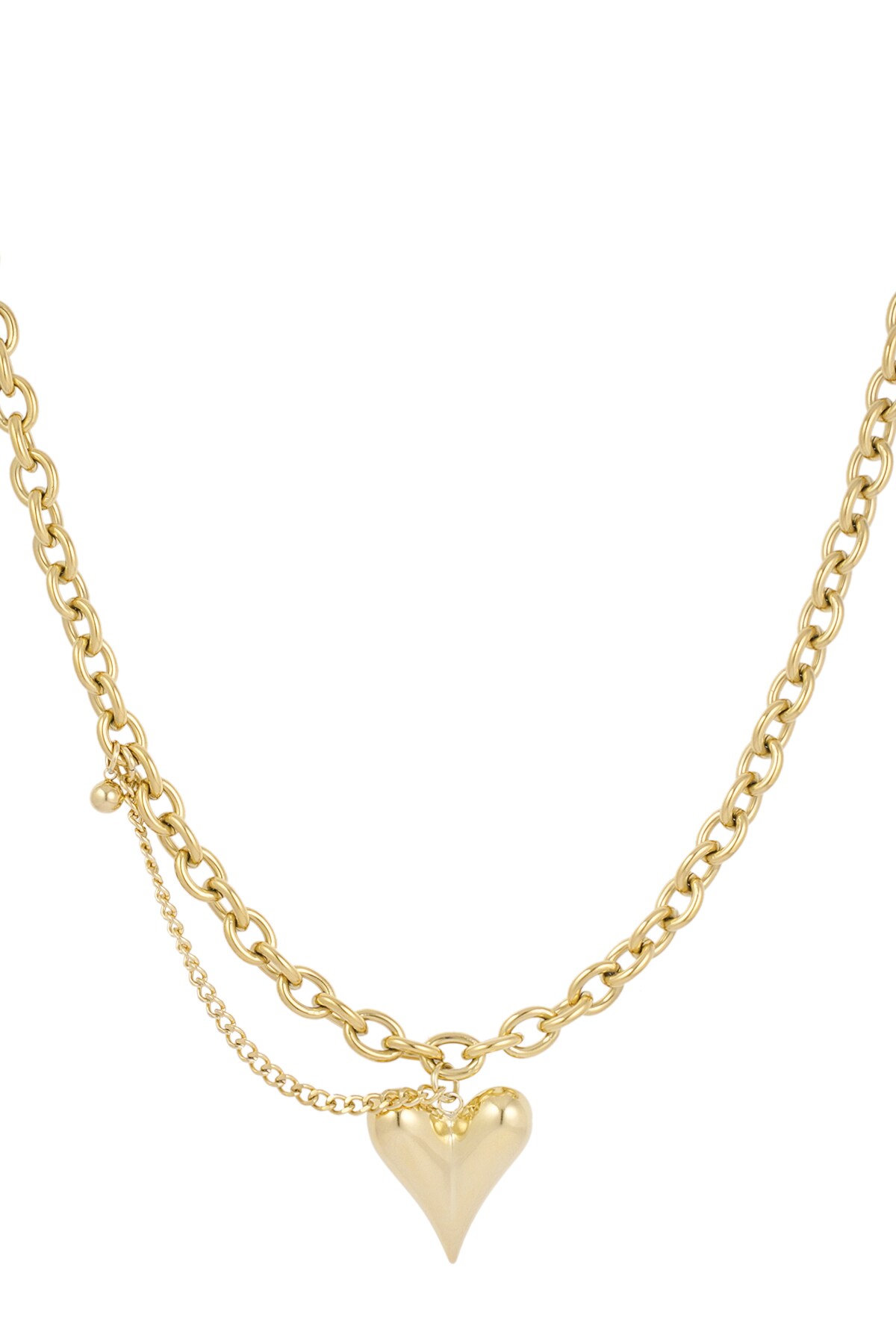 Necklace love life - Gold color h5 