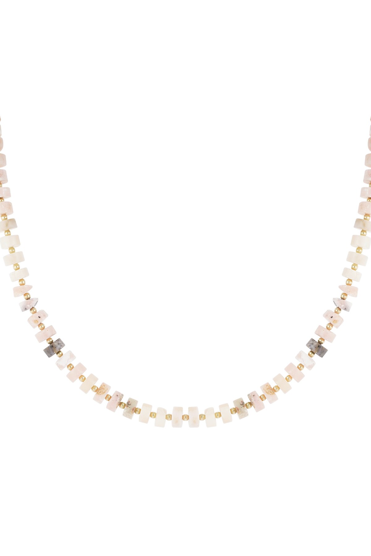 Necklace army vibe - pale pink h5 