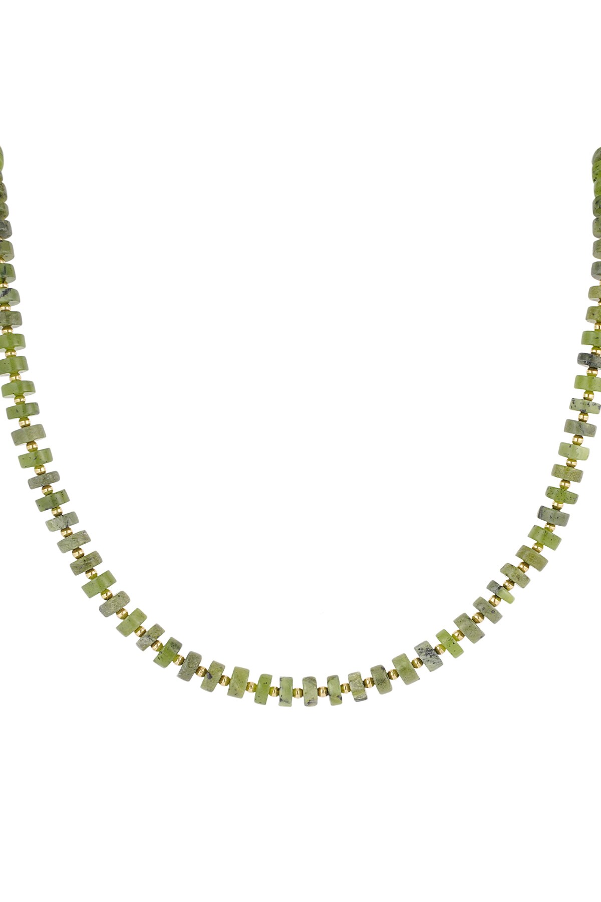 Necklace army vibe - green gold h5 