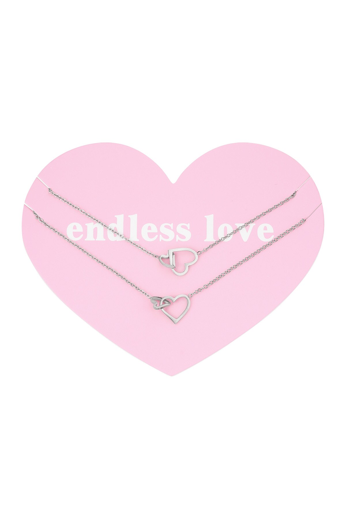 Eternal love necklace - Silver color h5 