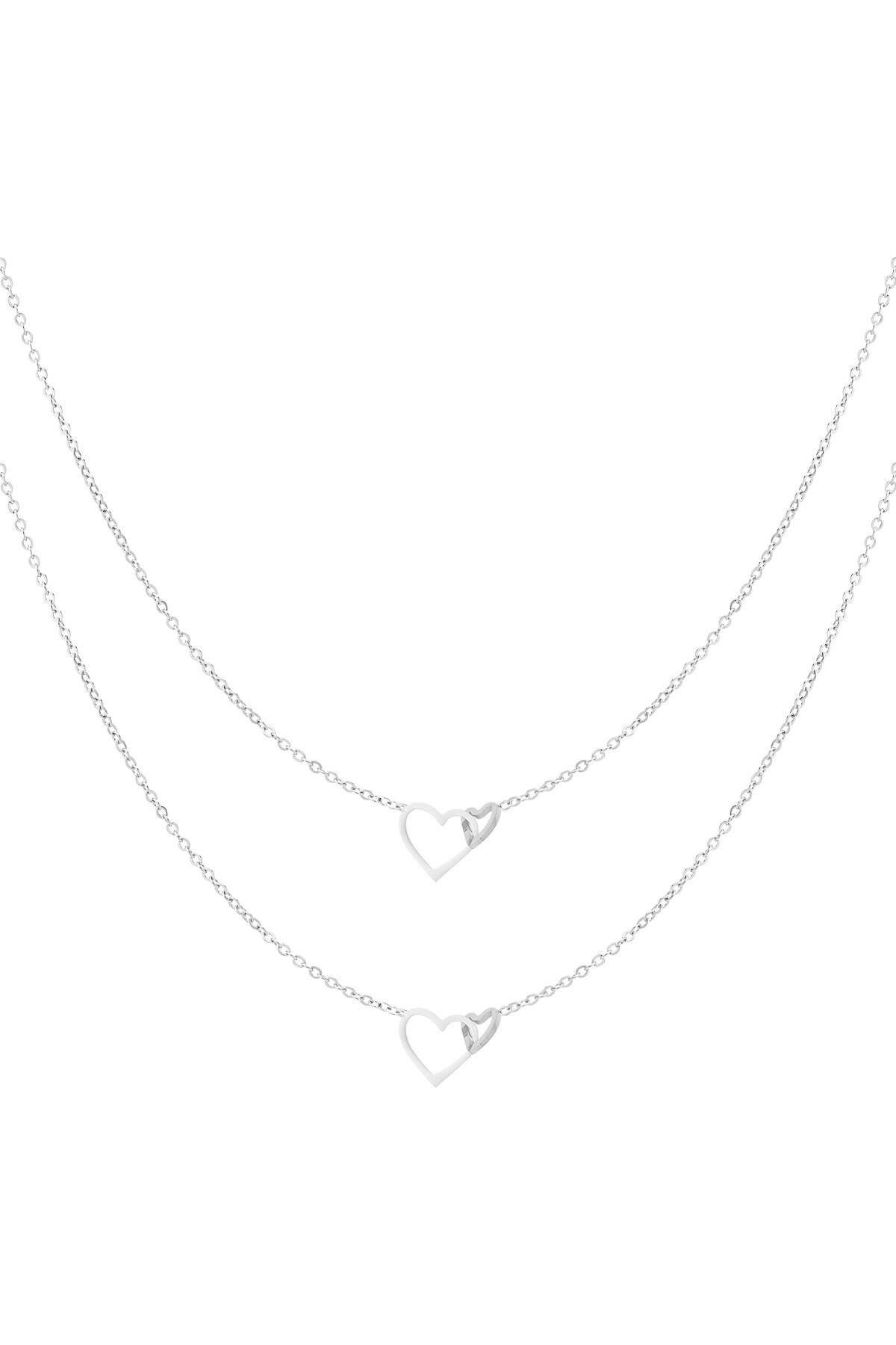 Eternal love necklace - Silver color h5 Picture2