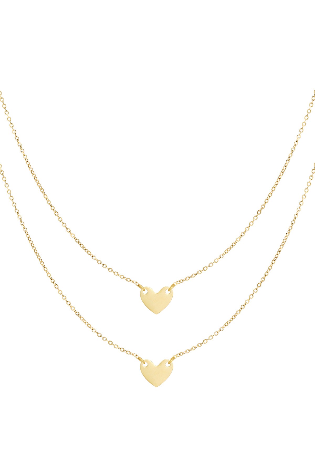 Necklace enduring affection - Gold color Picture3