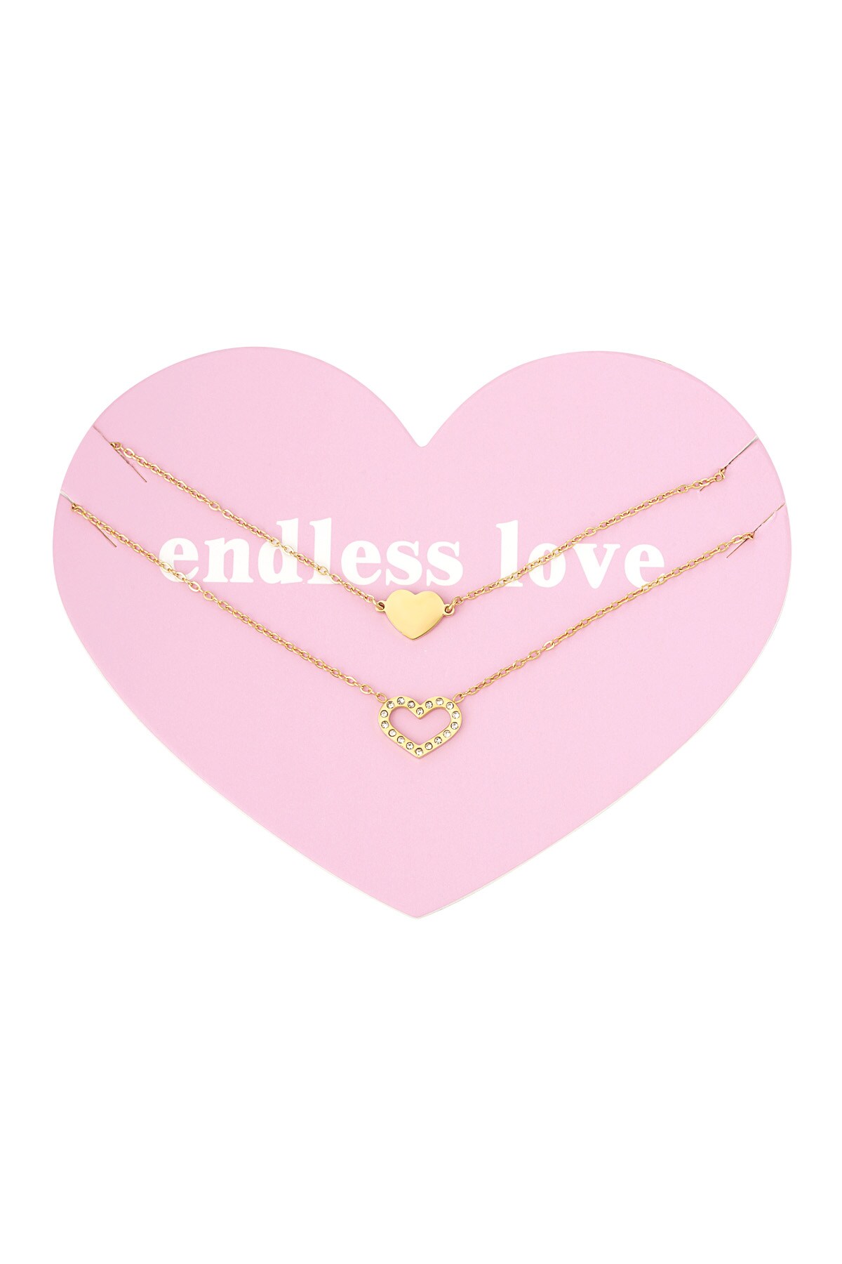 Necklace forever bond - Gold color h5 